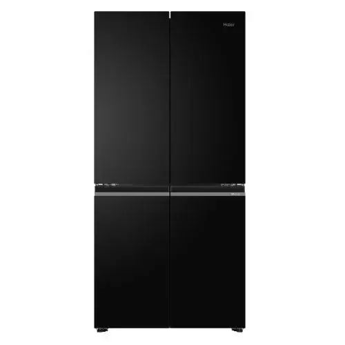 ثلاجه هاير 4باب 502 لتر زجاج اسود -550tdbg