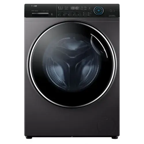 غسالة هاير اوتوماتيك 9ك 1400 لفه بخار انفرتر سلفر غامق HW90-B14959S8TU1